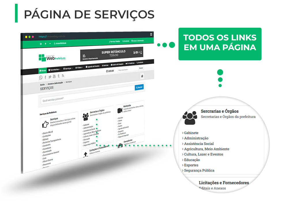 Portal Público - Serviços