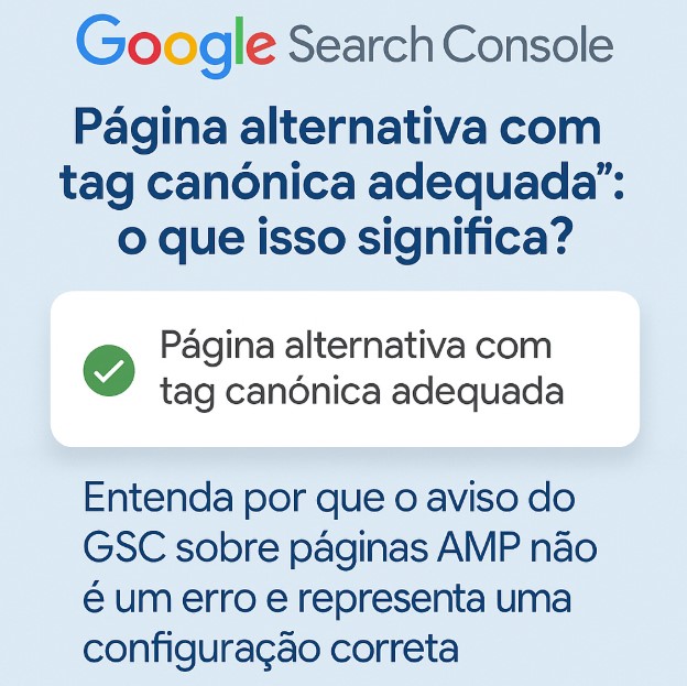 Google Search Console aponta 